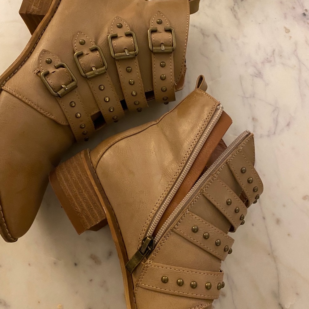 Tan Booties - Picture 5 of 5